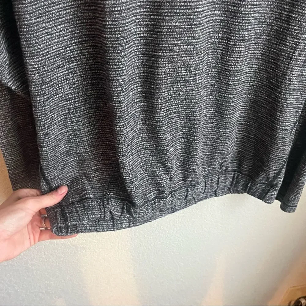 Lululemon Pique Marled Gray Pullover - Picture 3 of 7